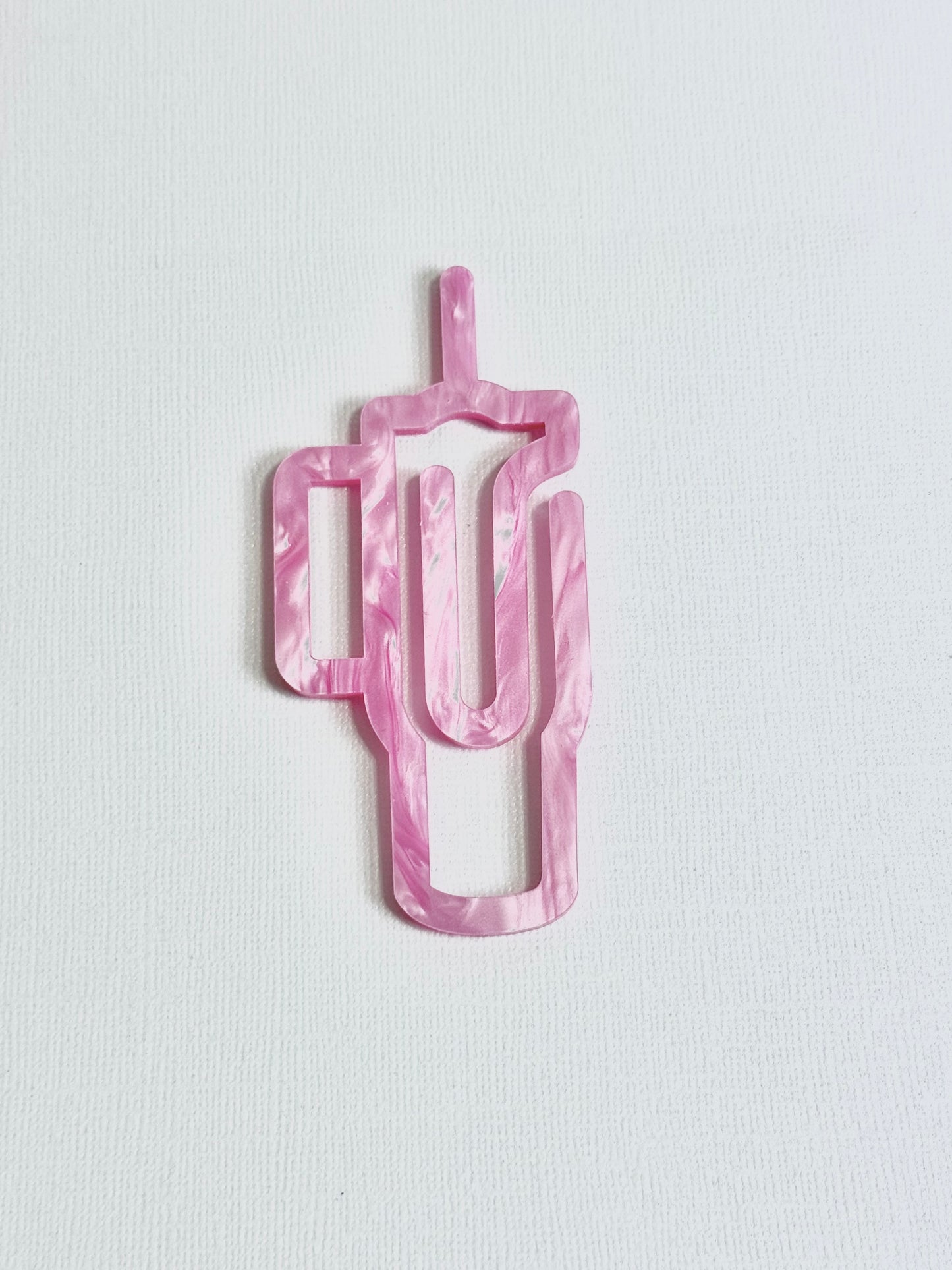 Tumbler Shaped Acrylic Bookmark