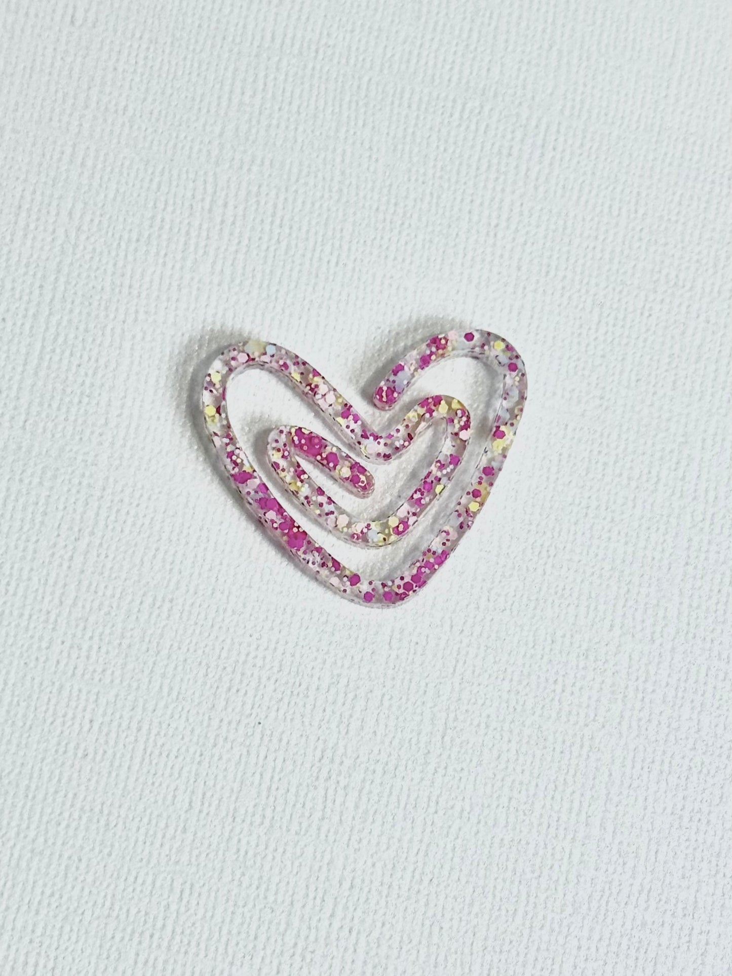 Heart Acrylic Bookmarks