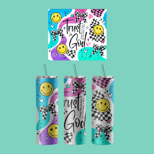 20oz Shimmer Glitter Sublimated Tumbler