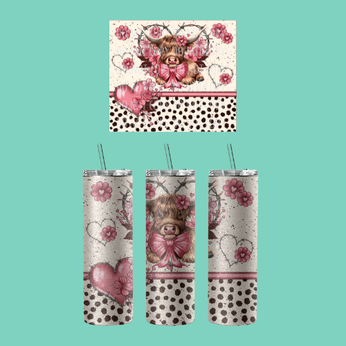 20oz Shimmer Glitter Sublimated Tumbler
