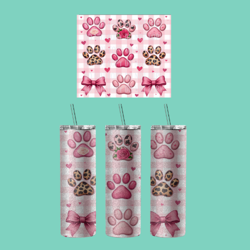 20oz Shimmer Glitter Sublimated Tumbler
