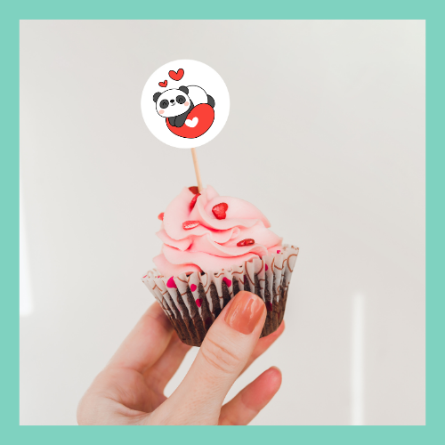 Printed Cupcake Topper