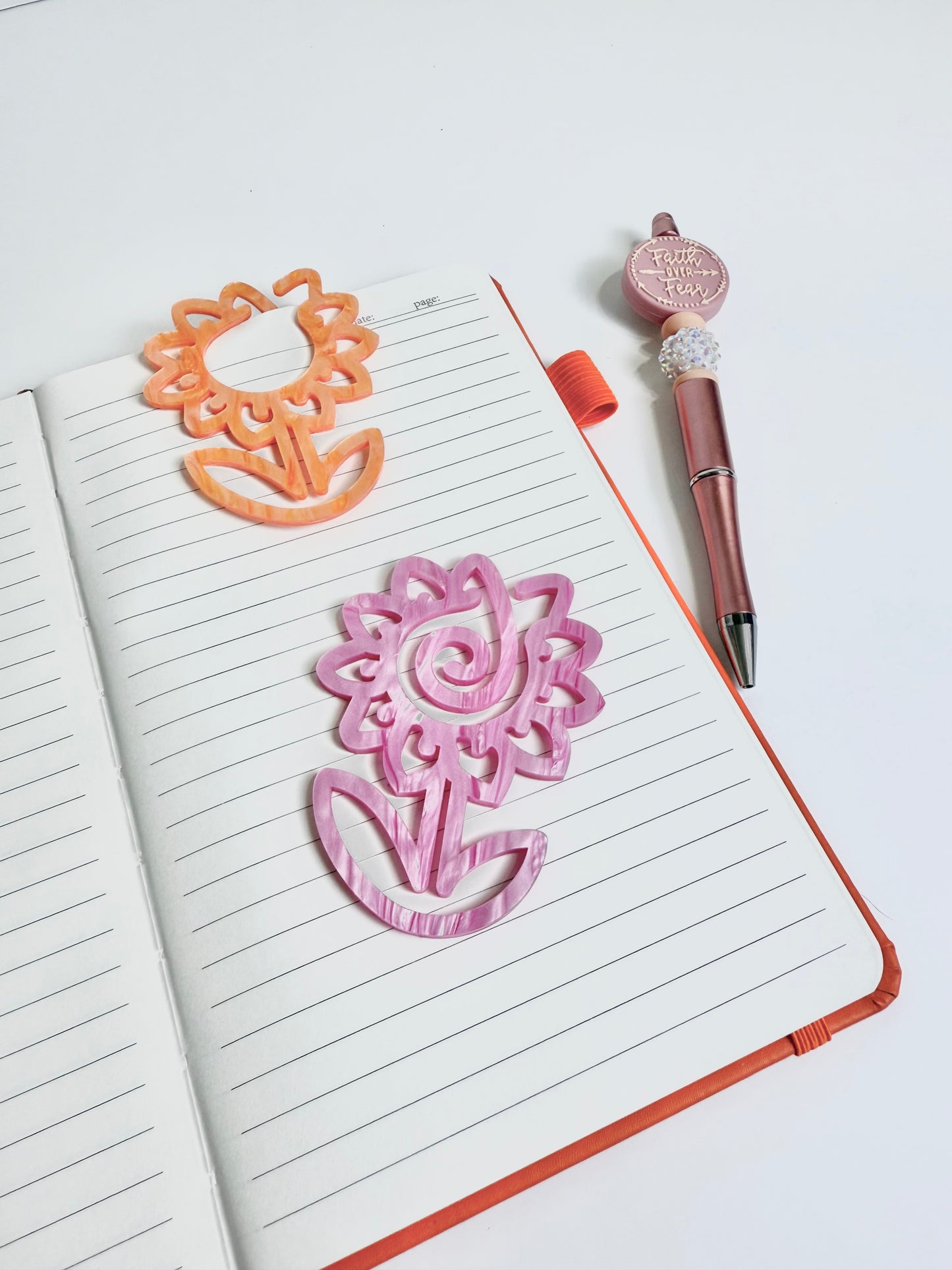 Flower Shaped Bookmark