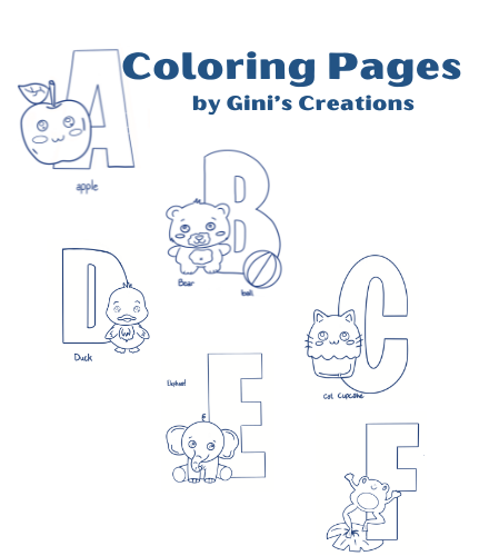 ABC Coloring Pages