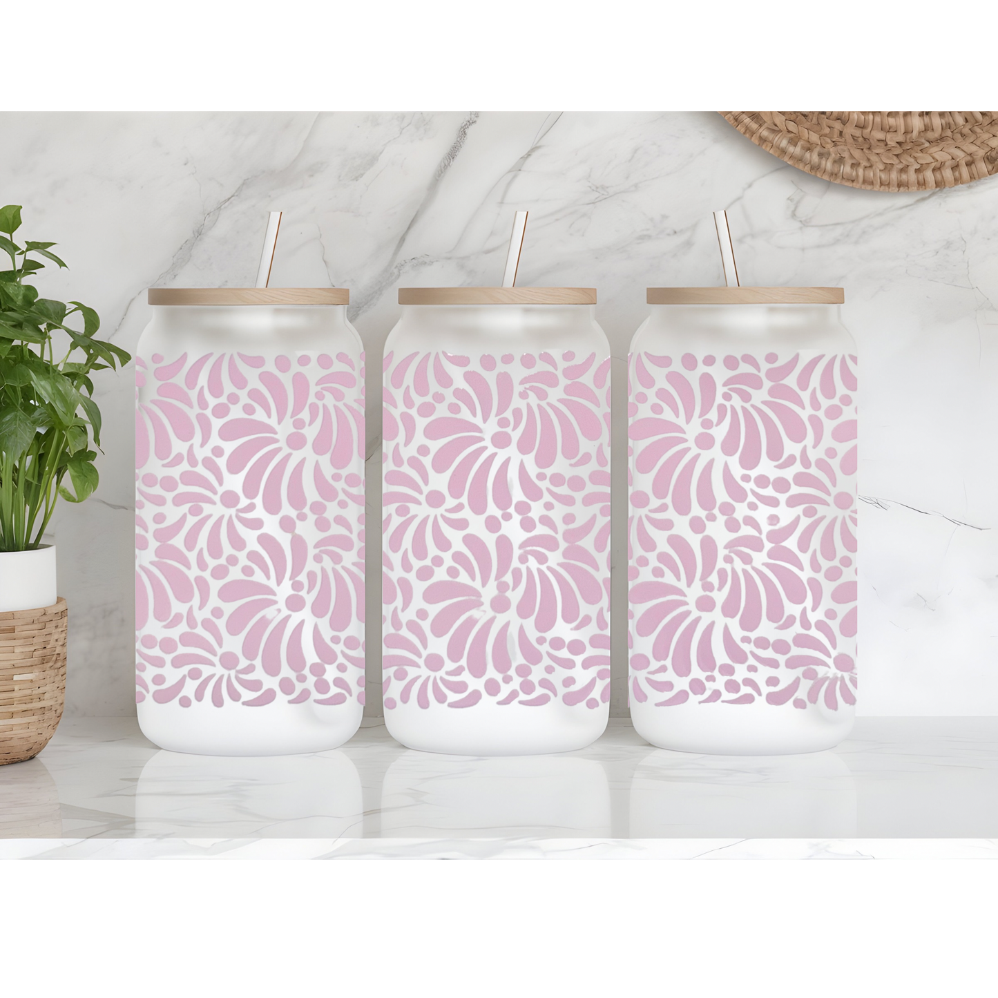 Frosted Glass Libby Cup