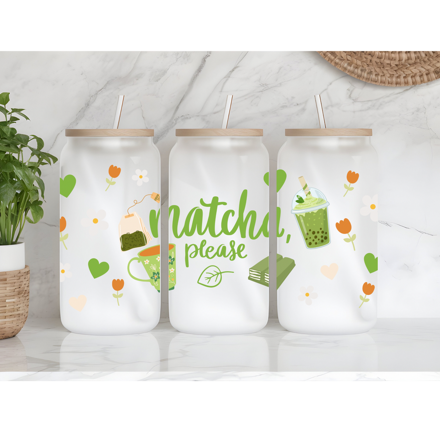 Frosted Glass Libby Cup