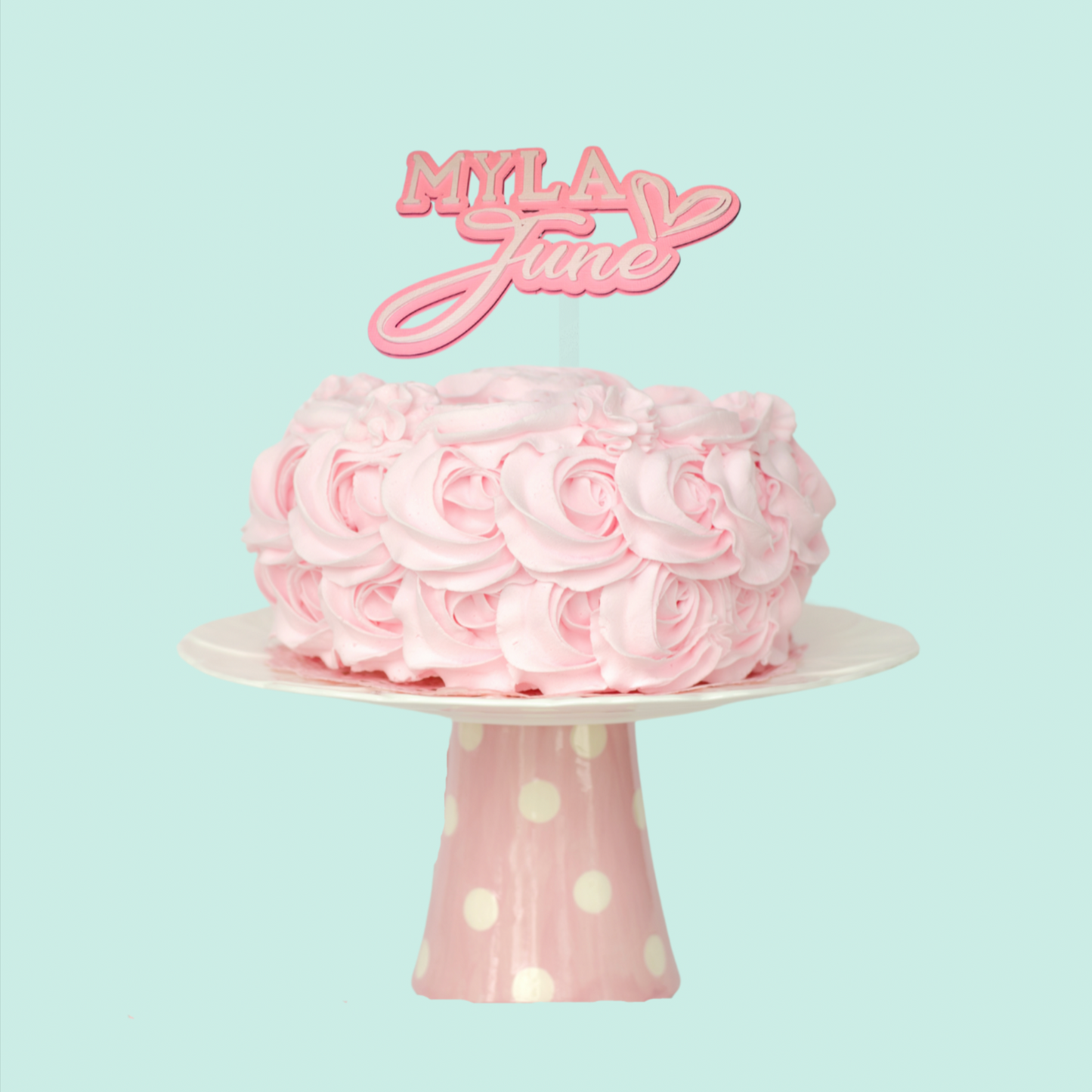 Simple Cake Topper