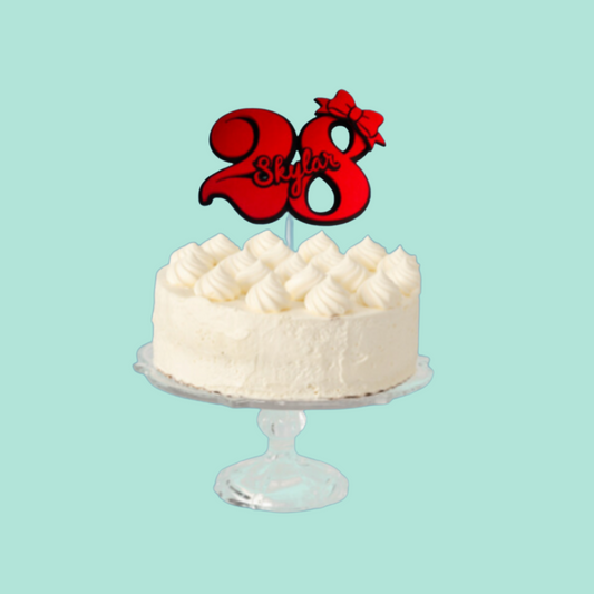 Simple Cake Topper