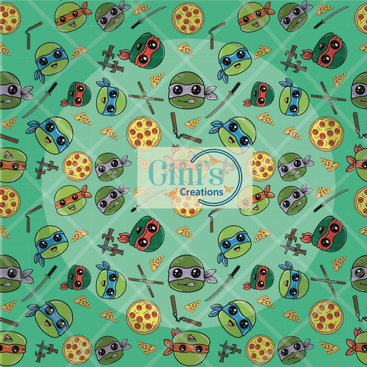 Turtles and Pizza Seamless File